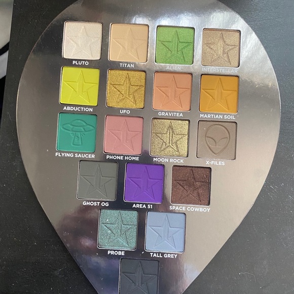 JEFFREE STAR DISCONTINUED ALIEN EYESHADOW PALETTE - Picture 2 of 2